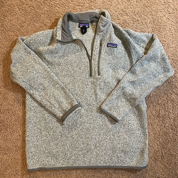 Patagonia Other - Patagonia Better Sweater 1/4 Zip Mens Large Gray